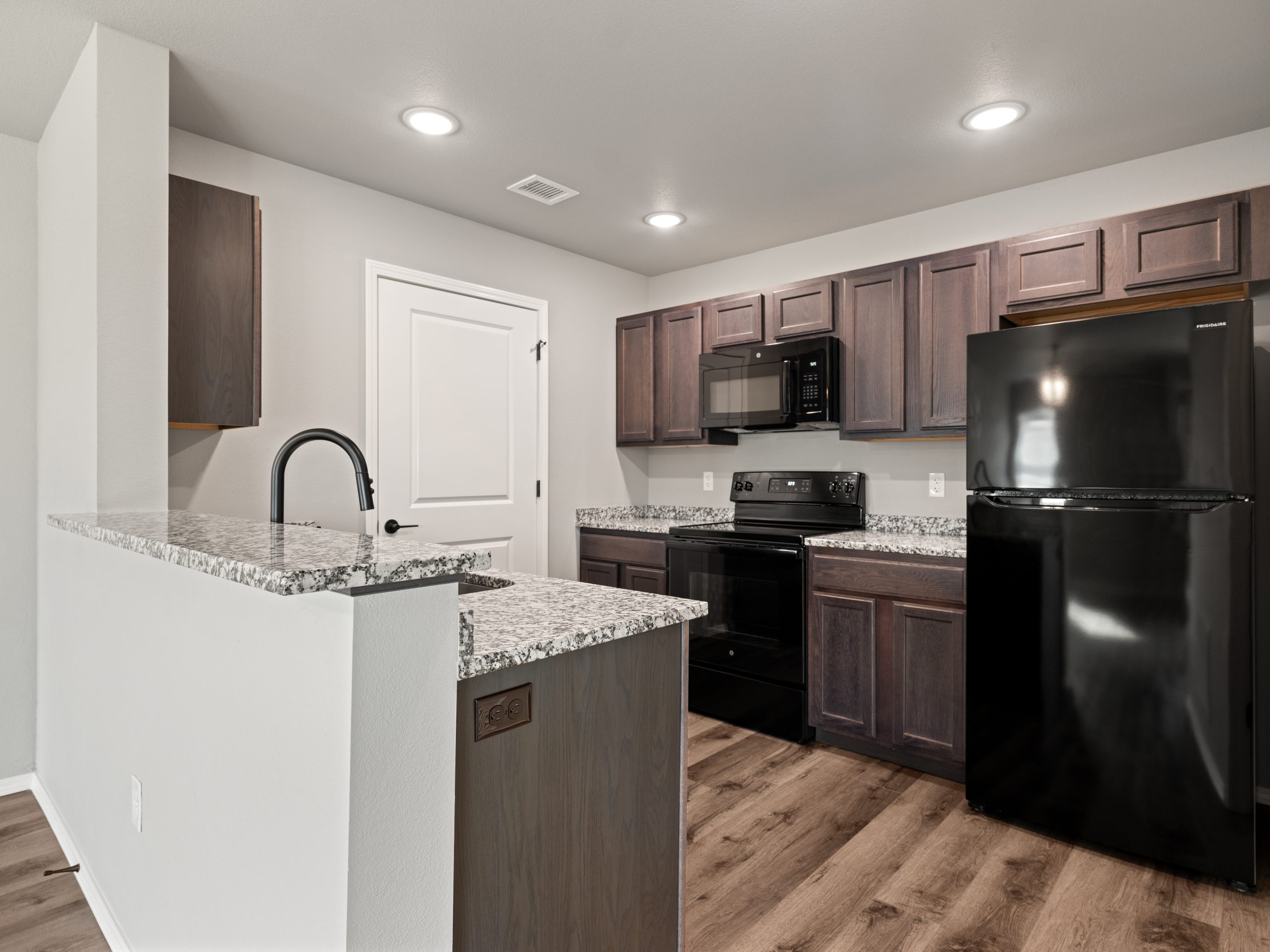 Kitchen at 20th Place Apartments