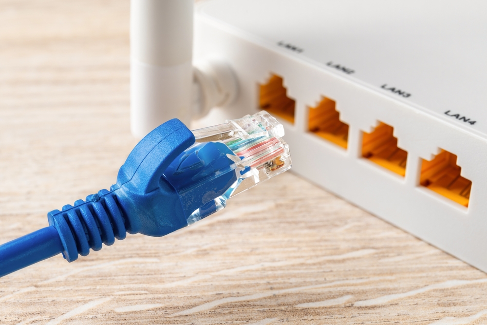 Ethernet Cord and Modem