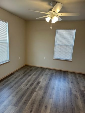 Composite floor at an apartment in Webb City