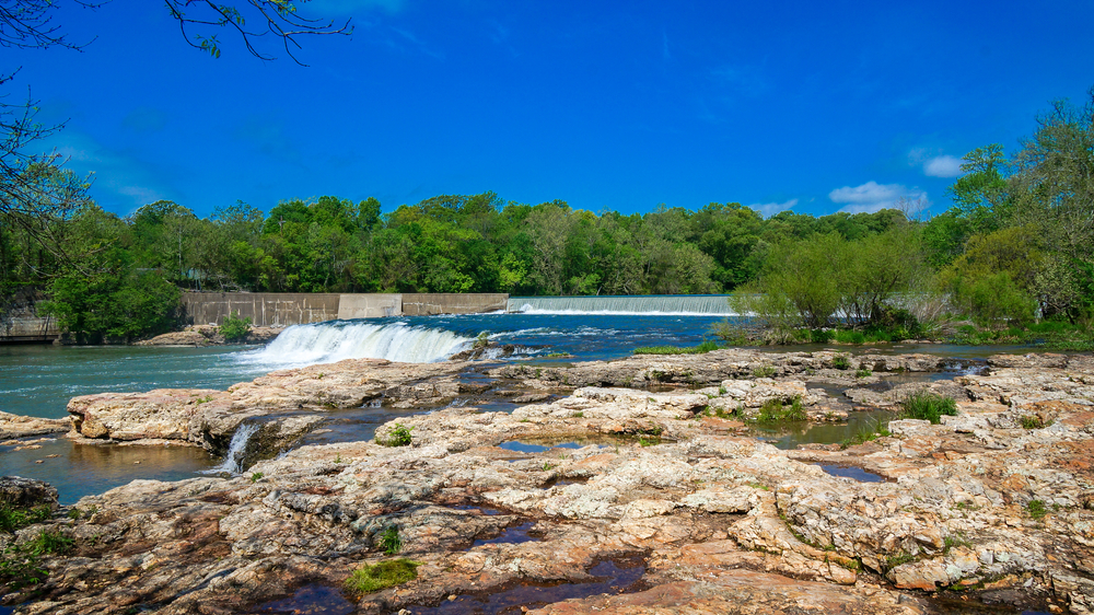 Grand Falls on Shoal Creek in Joplin, MO